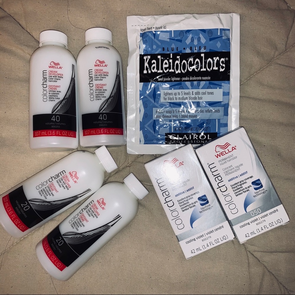 Hair developer, bleach, and toner